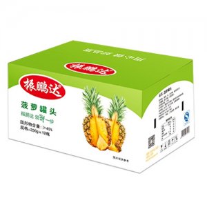 振鹏达256gx12瓶菠萝罐头彩箱