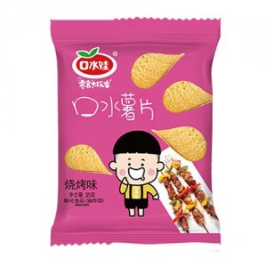 口水娃口水薯片烧烤味35克