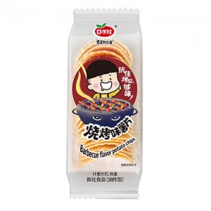 口水娃薯片烧烤味透明装