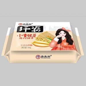 品良轩纤姿小麦胚芽苏打饼干520g