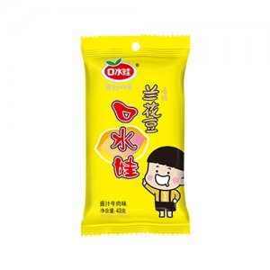 口水娃兰花豆酱汁牛肉味43克