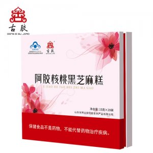阿胶核桃黑芝麻糕300克