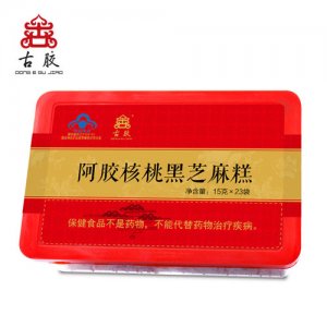 阿胶核桃黑芝麻糕345克