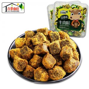 六季山庄88g牛肉粒五香味