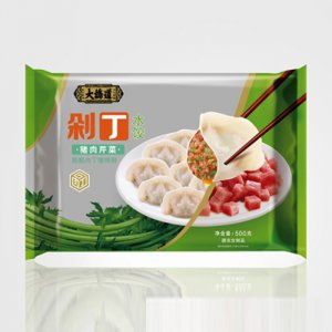 大桥道剁丁水饺500克芹菜水饺