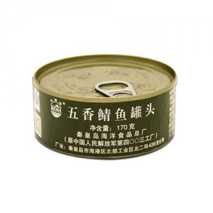 北戴河五香鲭鱼罐头170g