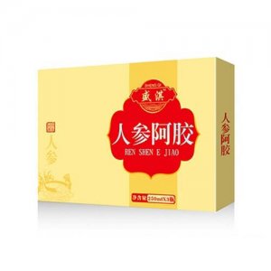 盛淇人参阿胶三瓶装礼盒口服液