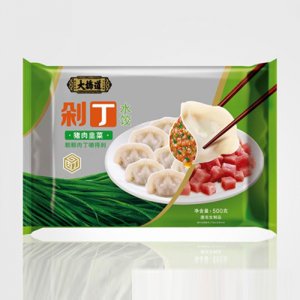 大桥道剁丁水饺500克韭菜水饺