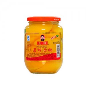 晨辉510g黄桃罐头