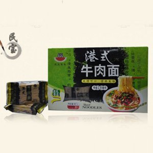 民宝港式牛肉面50克×8包