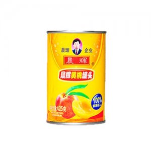 晨辉425g黄桃易拉罐头