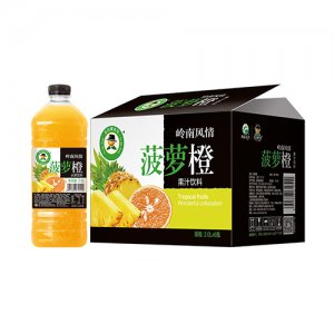 2L×6菠萝橙水果饮料