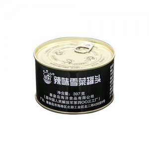北戴河辣味雪菜罐头397g