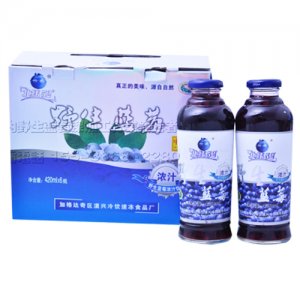 北纬52°野生蓝莓圆瓶浓汁