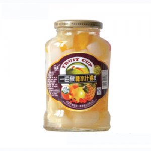 500g一亩泉什锦罐头
