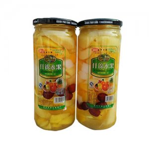银山糖水什锦水果罐头950g
