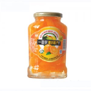 500g一亩泉桔子罐头