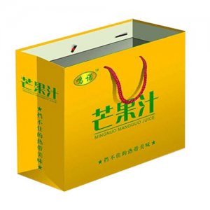 鸣诺鑫泰源芒果汁饮料手提袋