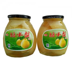 银山糖水梨罐头950g罐装