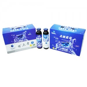 北纬52°野生蓝莓礼盒装北极和有点贵10瓶装