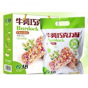 天利牛蒡巧克力酥混合口味500克礼盒装