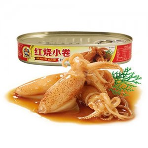 怡诚牌红烧小卷迷你鱿鱼仔100g