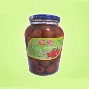晨鹭山楂罐头1000g