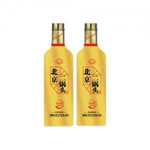 大红门北京二锅头酒品味黄瓶42°500ml浓香