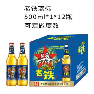 东方猎人老铁蓝标500ml1×12瓶