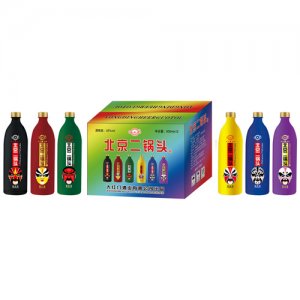 大红门永定河二锅头酒脸谱42°500ml×12清香型白酒