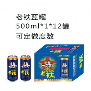 东方猎人老铁蓝罐500ml1×12罐