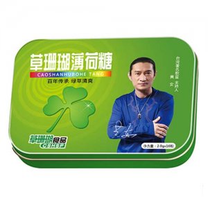 幸运草草珊瑚薄荷糖2gx16