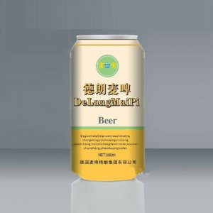 德朗麦啤500ml（白罐）