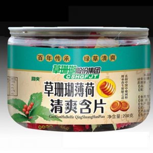 草珊瑚薄荷清爽含片200g