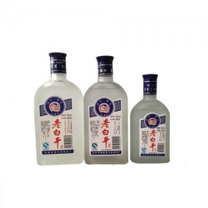 老白干大中小扁磨砂45°浓香型白酒