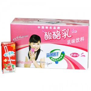 德洋酸酸乳草莓味乳味饮料