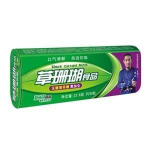 草珊瑚无薄荷糖黑加仑23.8gx35