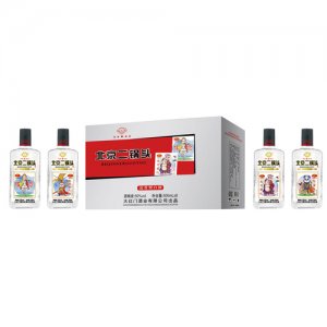 大红门永定河北京二锅头酒50°500ml×8清香型白酒