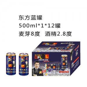 东方猎人夜场啤酒蓝罐500ml1×12