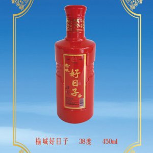 酉源榆城好日子酒38°450ml浓香型白酒