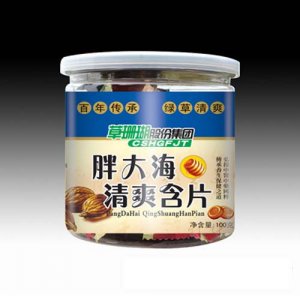 灌装含片胖大海清爽含片100g
