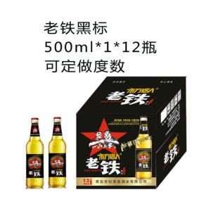 东方猎人老铁黑标500ml1×12瓶