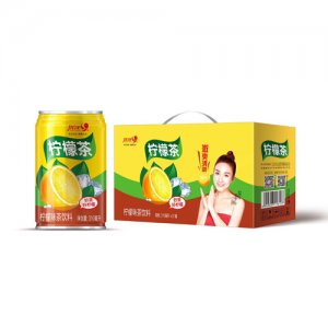 柠檬茶饮料 易拉罐装