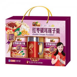 天芝元红枣银耳莲子羹紫色