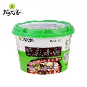 稻花香重庆小面豌豆杂酱味桶装