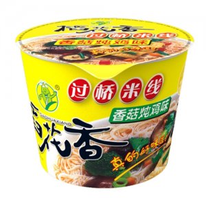 香菇炖鸡味过桥米线