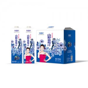 优洋山野蓝莓果汁饮料1.5L