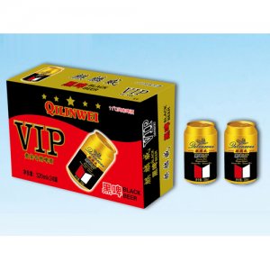 彪马麒麟威VIP黑啤320ml×24罐