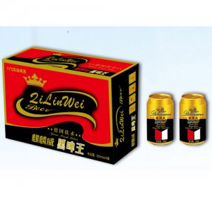 彪马麒麟威皇冠黑啤酒320ml×24罐