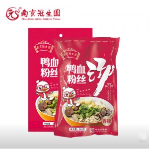 南京冠生园鸭血粉丝汤鸭心鸭肝鸭肠鸭胗自热方便速食